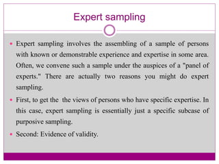 Sampling in qualitative researc | PPTX