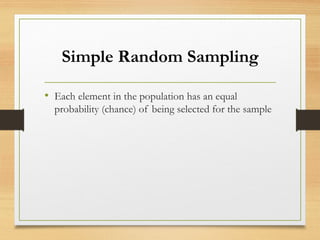 Sampling in quantitative research for beguiners | PPTX