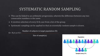 Number of subjects in target population (N)
Size of sample(n)
 
