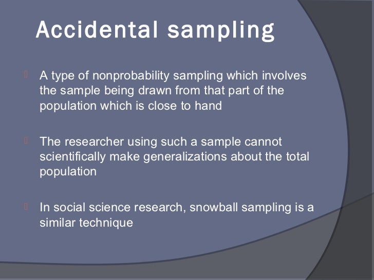 Sampling methods PPT