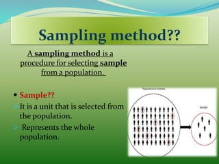 Sampling methods | PPTX