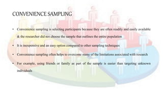 SAMPLING METHODS A CASE STUDY AND DETAILED EXPLANATION | PPTX