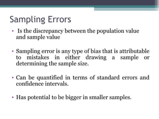 sampling methods definition and types and difference between them | PPT