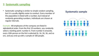 Sampling methods, sample, population.pptx