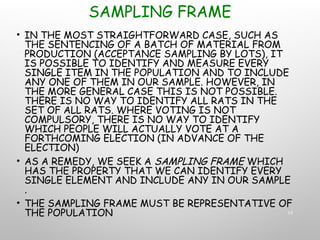 An introduction to Sampling methods .ppt