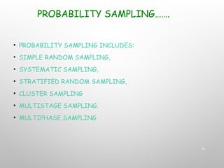 An introduction to Sampling methods .ppt