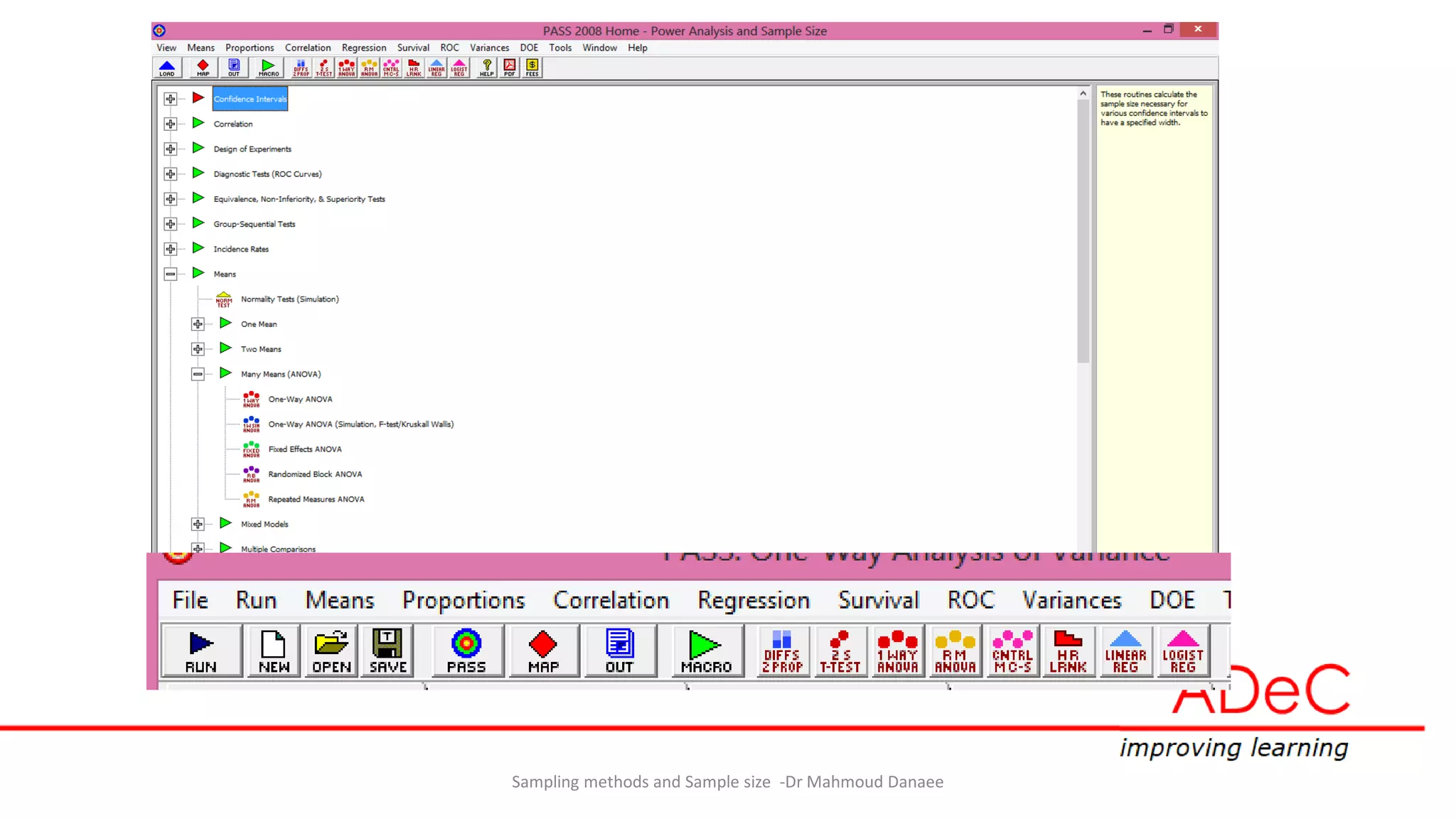 Sampling methods and Sample size -Dr Mahmoud Danaee
 