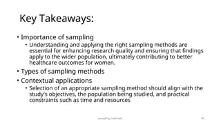 SAMPLING METHODS update 2.ppt in clincal reseach | PPT