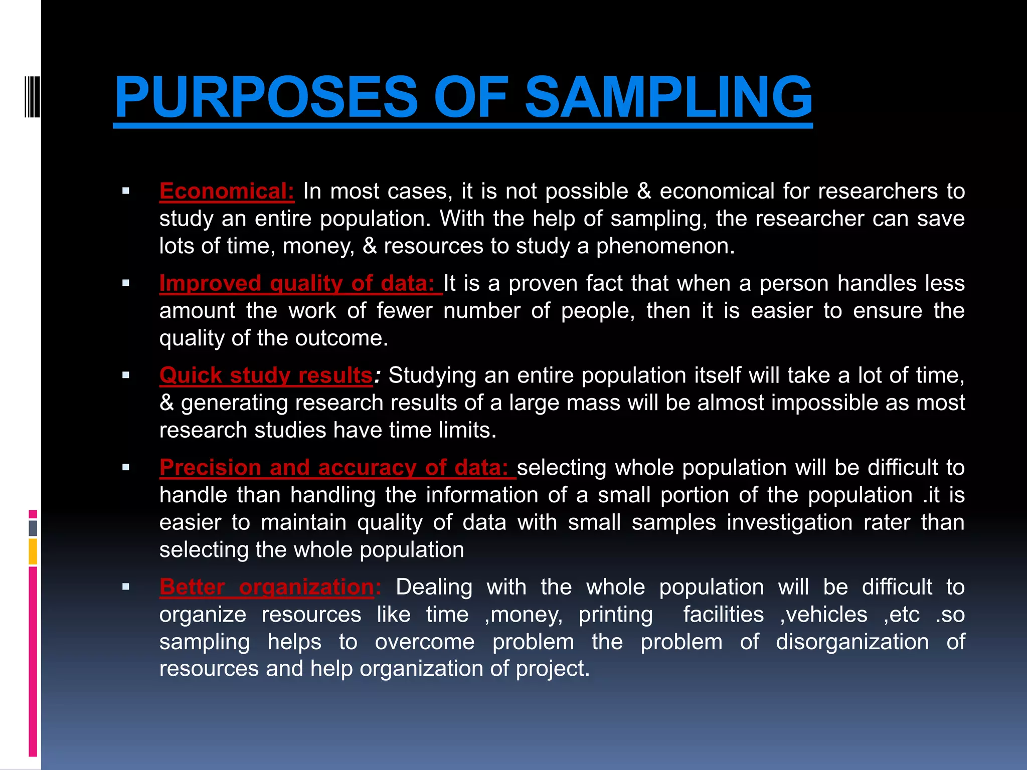 presentation on Sampling | PPTX
