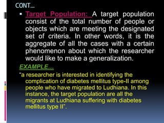 presentation on Sampling | PPTX | Biological Sciences | Science