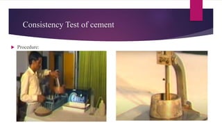 Cement Testing Sample Sampling of cement & its tests | PPTX