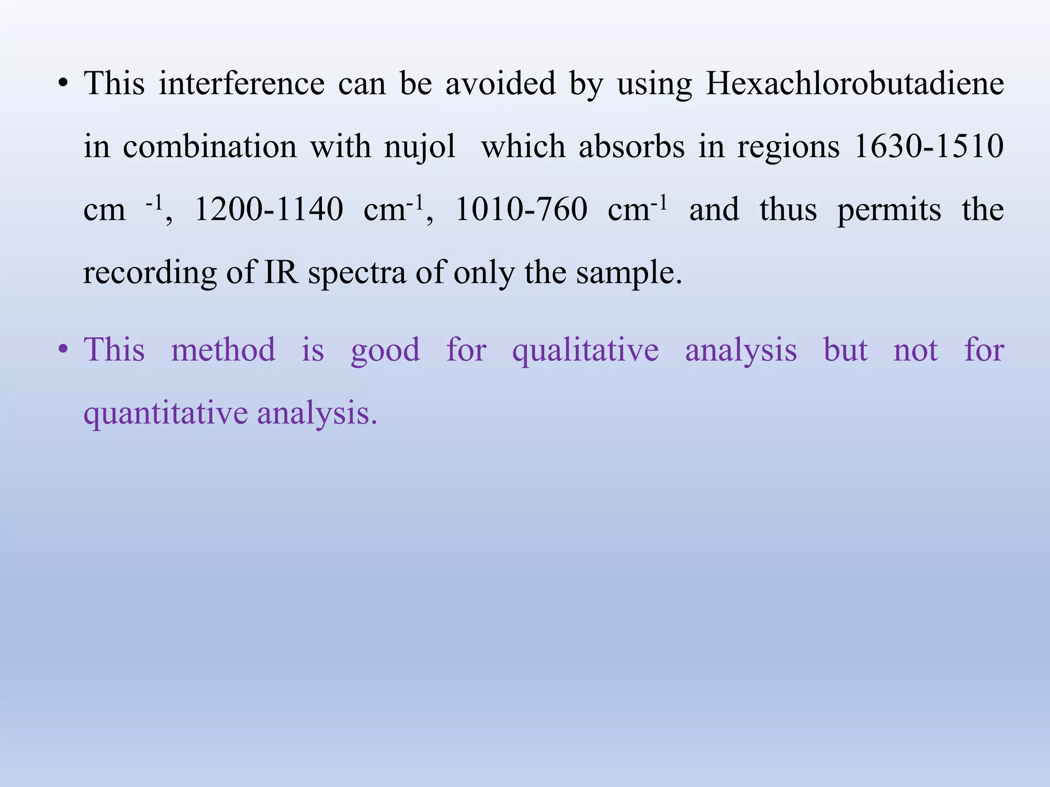 Sampling of solids in IR spectroscopy | PPTX