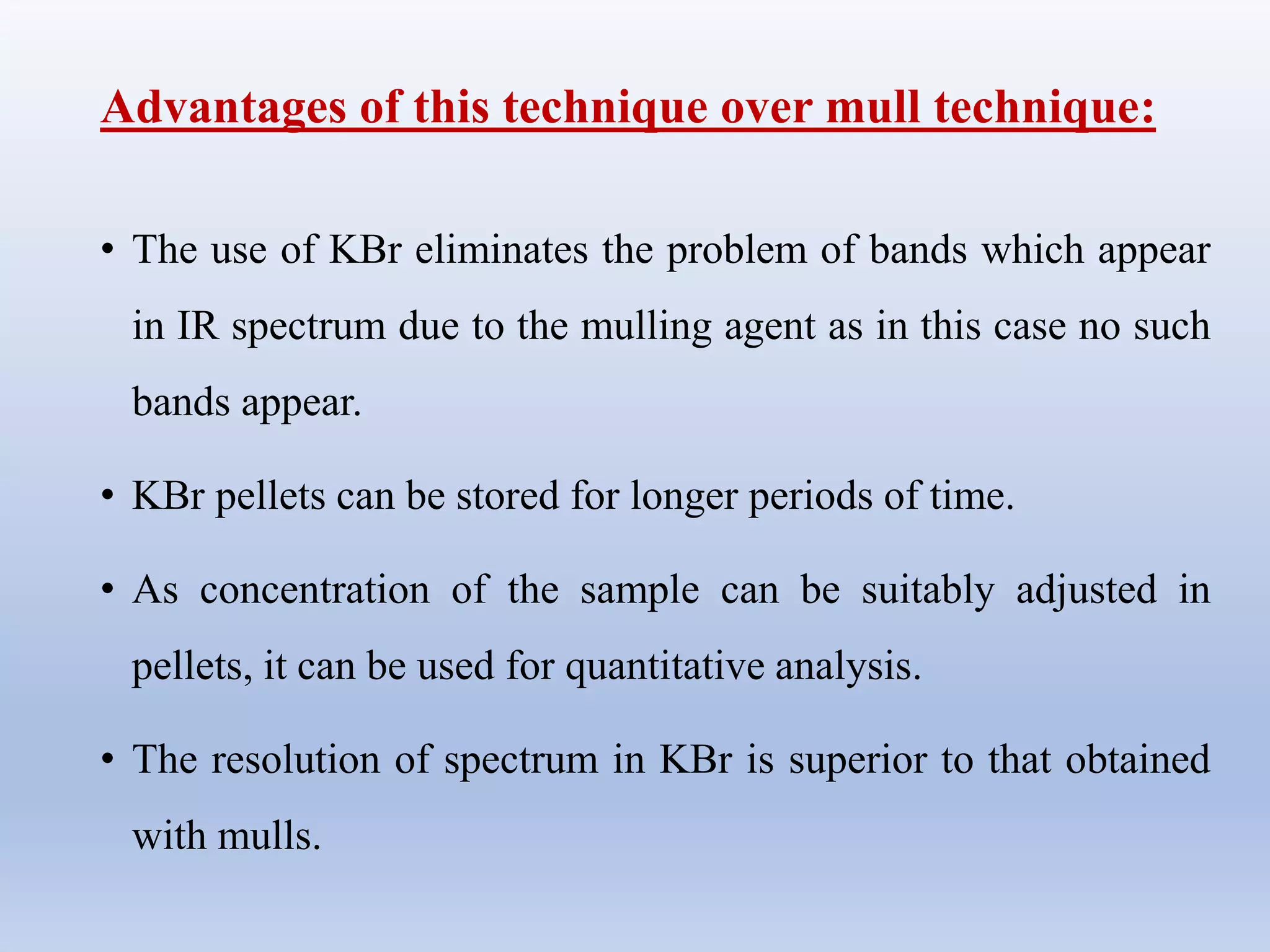 Sampling of solids in IR spectroscopy | PPTX