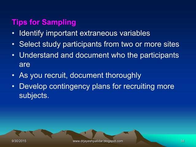 Sampling ppt | PPT