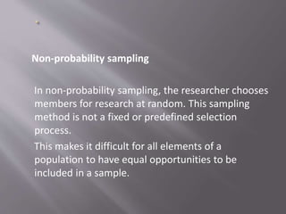 Sampling techniques | PPTX