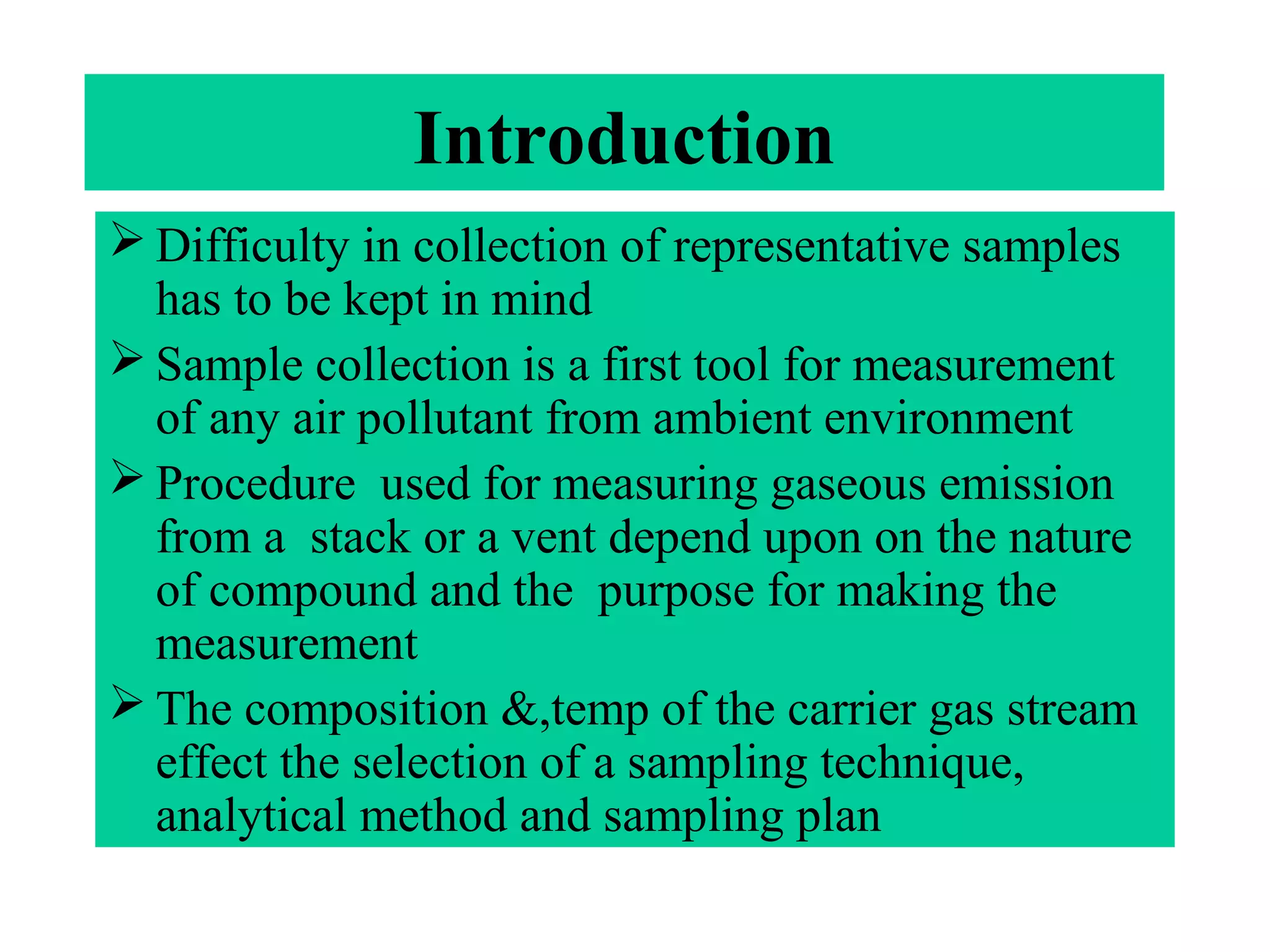 Sampling procedures | PPT | Indoor Environmental Quality | Home & Garden