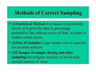 Sampling procedures | PPT
