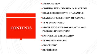 Sampling seminar ppt | PPTX