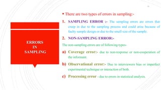 Sampling seminar ppt | PPTX