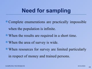 sampling technique-ppt -3 powerpoint presentation | PPTX