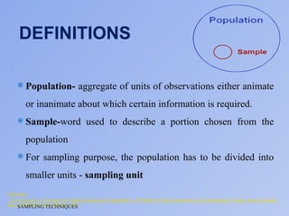 sampling technique-ppt -3 powerpoint presentation | PPTX