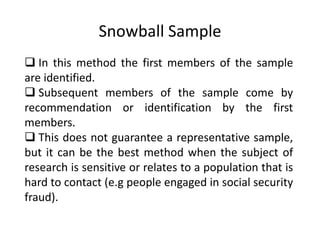 Sampling Technique And Sample Size Determination