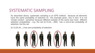 Systematic Sampling Using Steps Sampling techniques | PPTX