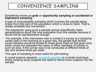 Convenience Sampling Method Sampling Techniques.pptx
