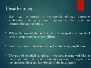 Probability Sampling Disadvantages sampling techniques - probabilistic .pptx