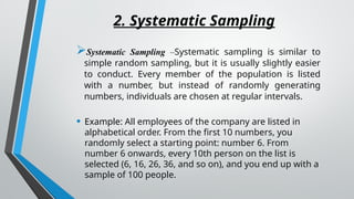 SAMPLING TECHNIQUES in research and statistics | PPTX