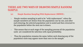 Sampling techniques NEEDED FOR STUDY DESIGNS | PPTX