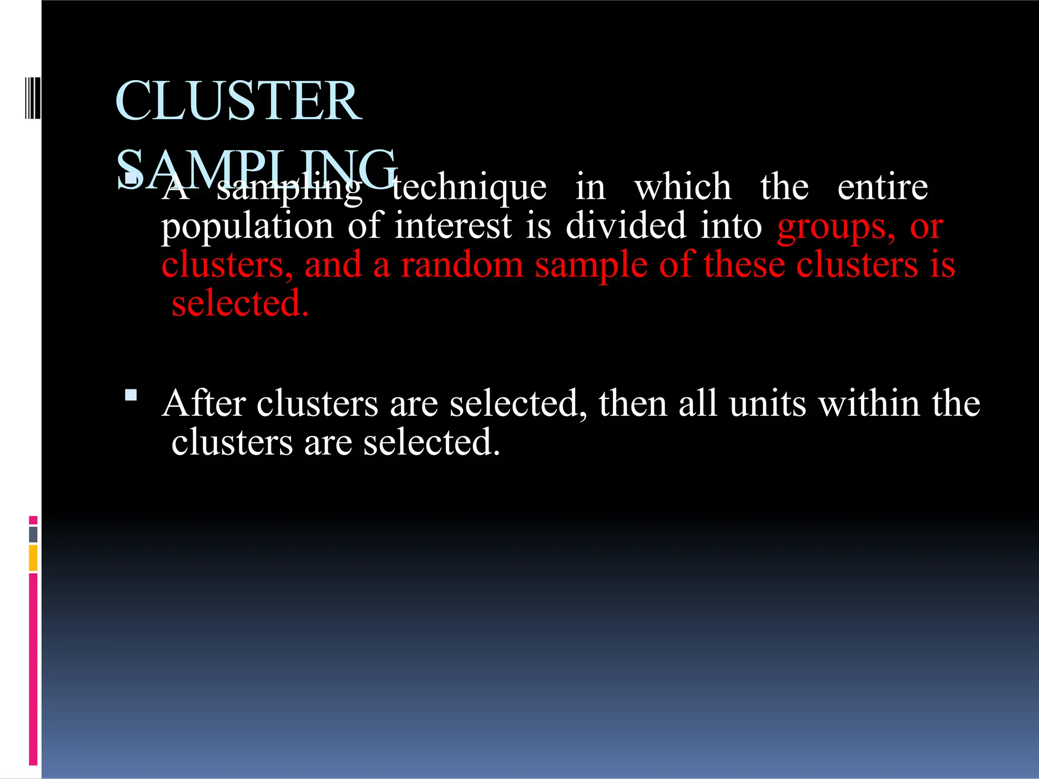 Sampling techniques types advantages disadvantages | PPTX