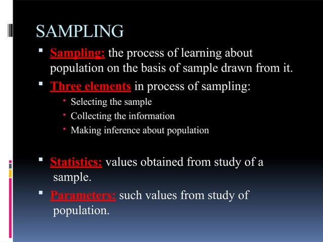 Sampling techniques types advantages disadvantages | PPTX