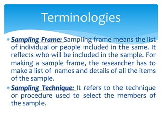 Sampling Techniques by Jaya Singh | PPTX