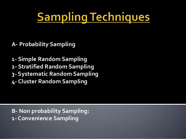 Sampling Strategy: A dissertation guide | Lærd Dissertation