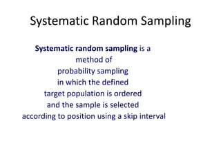 Sampling techniques market research | PPTX