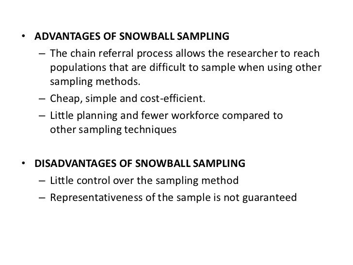 Sampling techniques market research