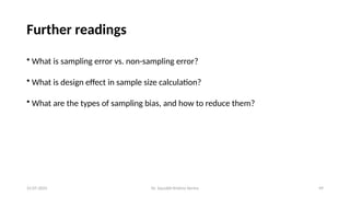 Sampling Techniques – Concepts, Types, and Applications | PPTX
