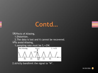Understanding Sampling and the Nyquist Theorem in Signal Processing | PPTX