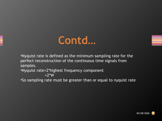 Understanding Sampling and the Nyquist Theorem in Signal Processing | PPTX