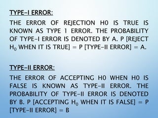 SAMPLING THEORY & TESTS OF SIGNIFICANCE.ppt