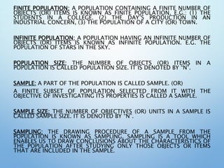 SAMPLING THEORY & TESTS OF SIGNIFICANCE.ppt