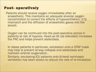 Sam ppt on effect of anaesthesia on respiratory system | PPT