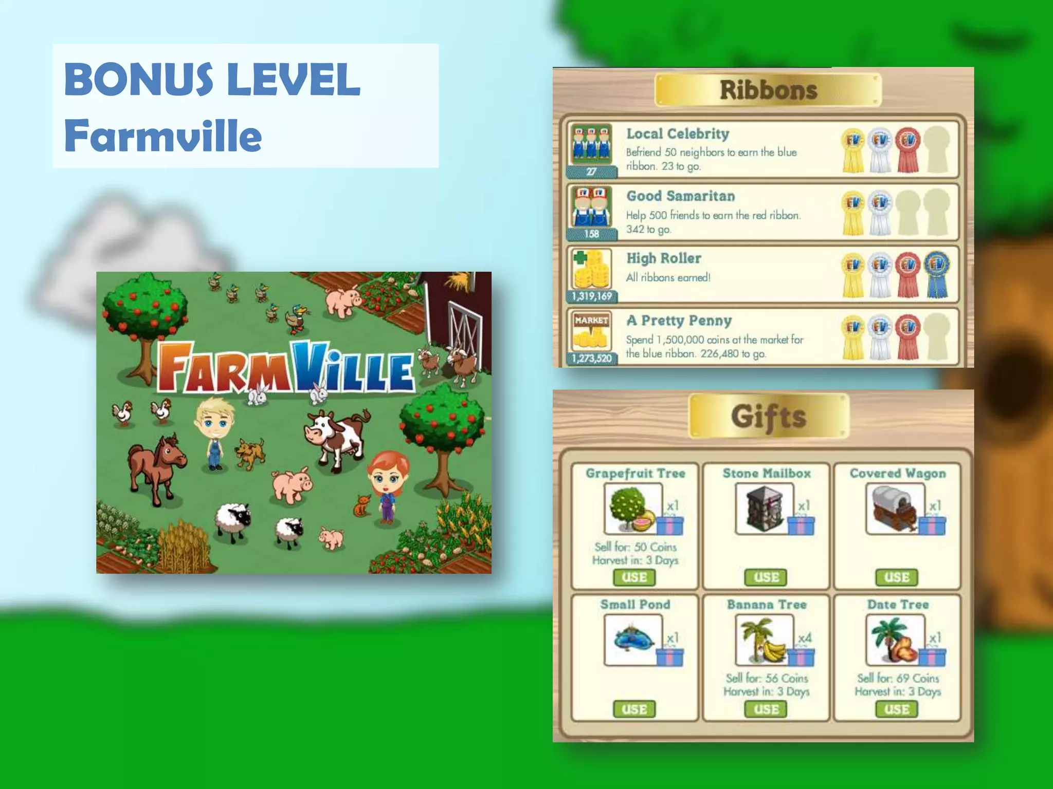 BONUS LEVELFarmville