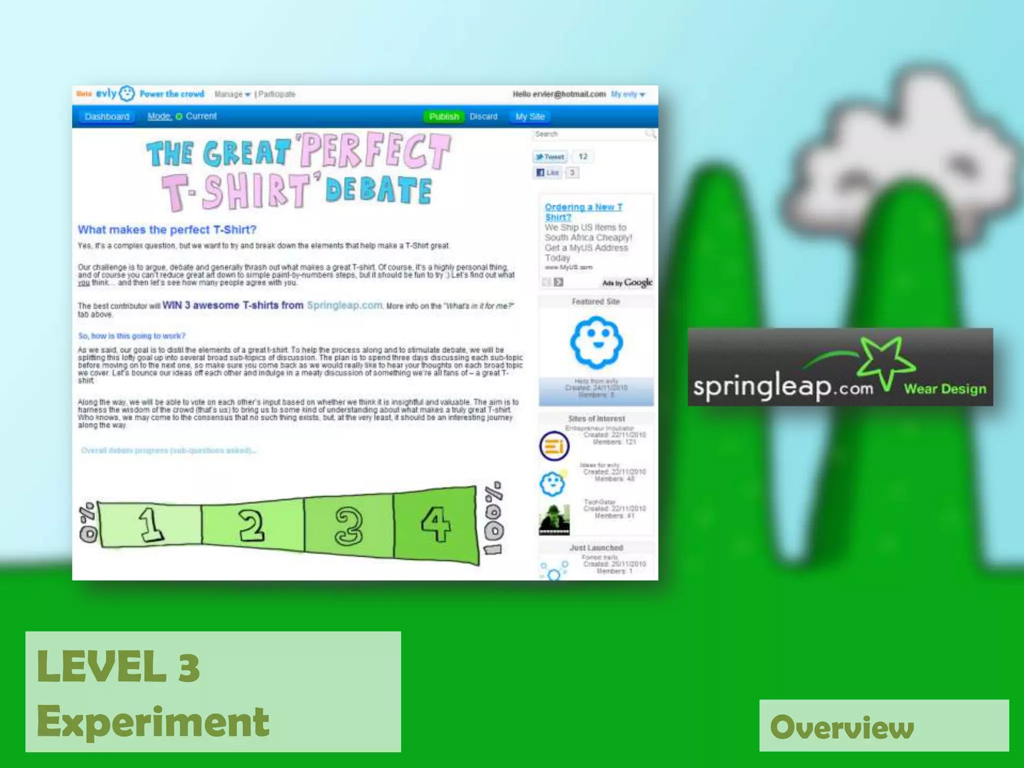 LEVEL 3ExperimentOverview