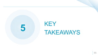 65
KEY
TAKEAWAYS
5
 