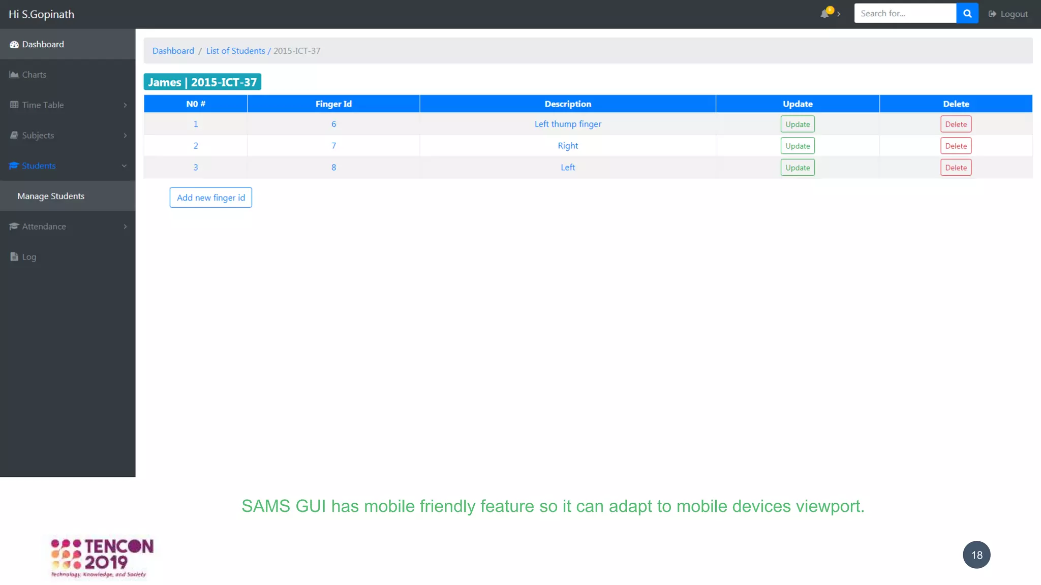 GRAPHICBULB 18
SAMS GUI has mobile friendly feature so it can adapt to mobile devices viewport.
 