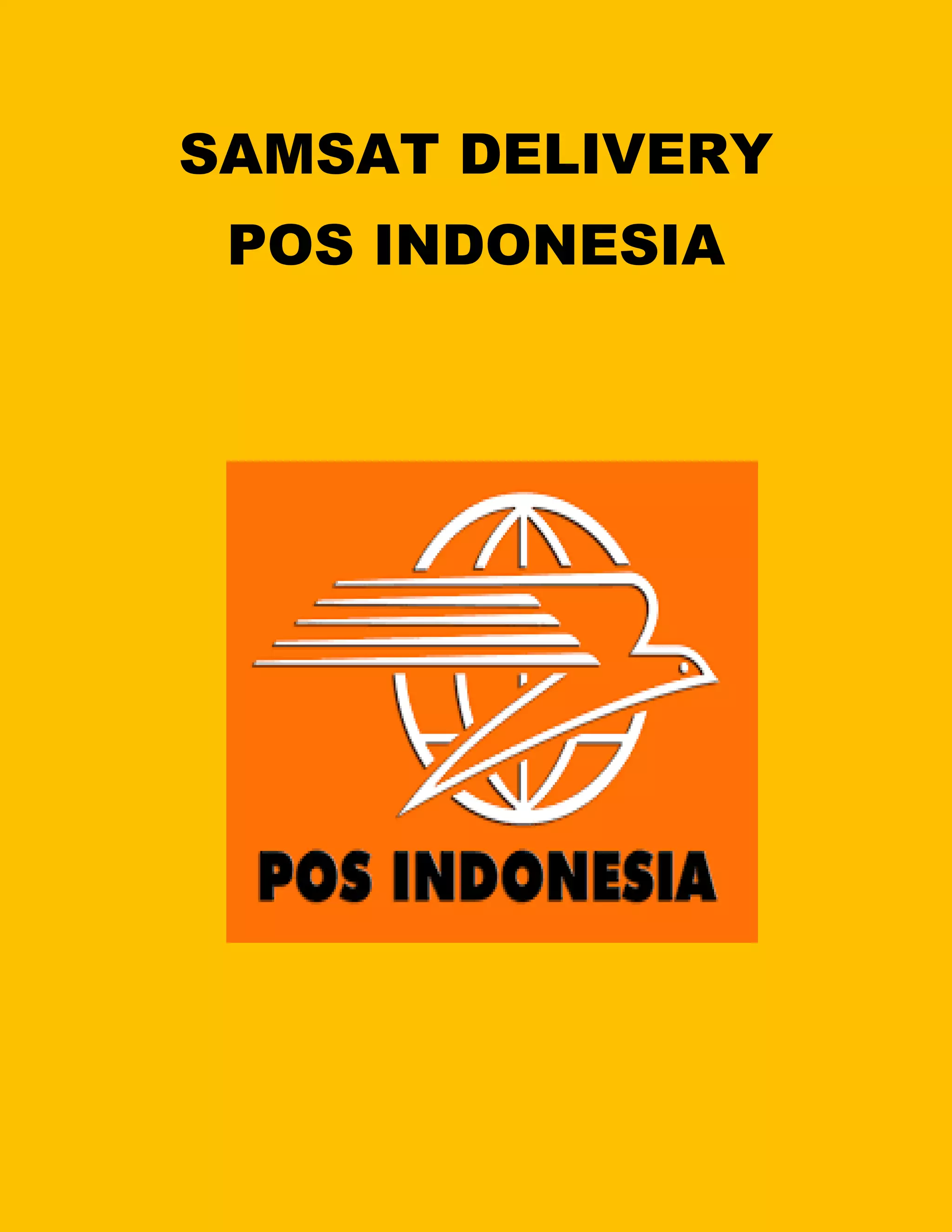 Samsat Delivery Pos | PDF