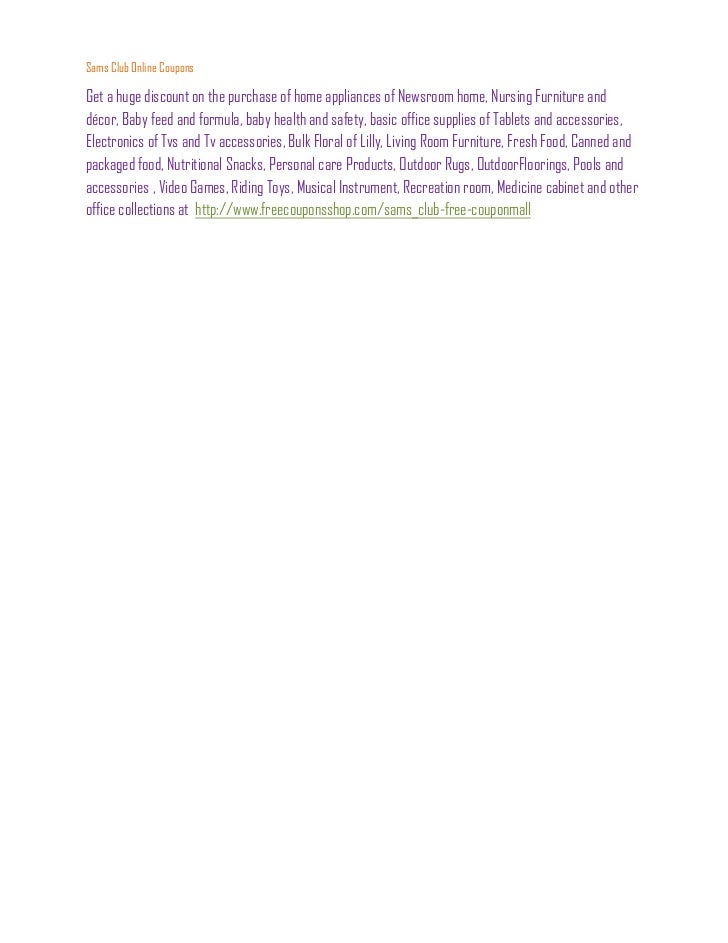 Sams coupon clipping center coupon code