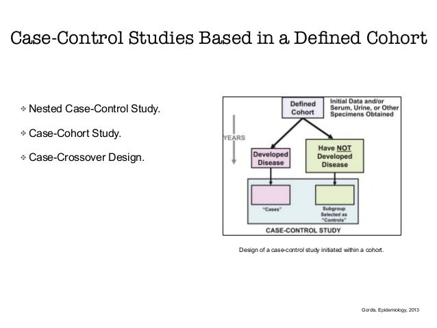 Nested case control study disadvantages